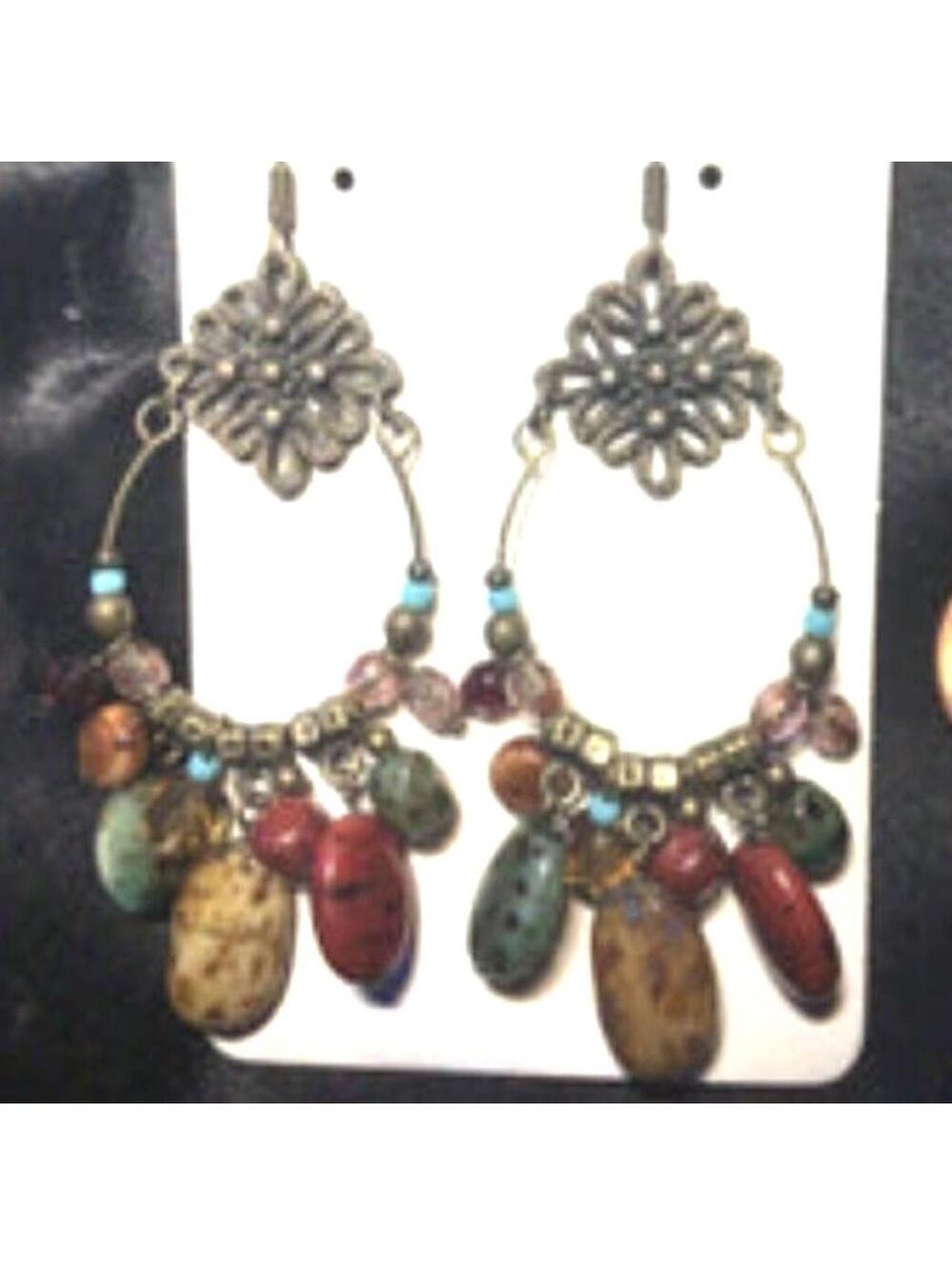 V Hook Up Earrings